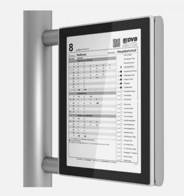 Vienna Airport Line double-sided 32'' E Ink signage