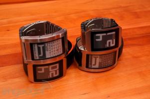 Phosphor curved E Ink watches