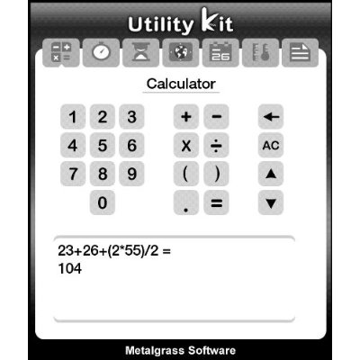 Utilikity - calculator module