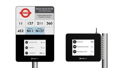Papercast 13-inch battery-powered E Ink transit displays photo
