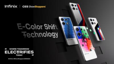Infinix E-Color Shift CES 2024 photo
